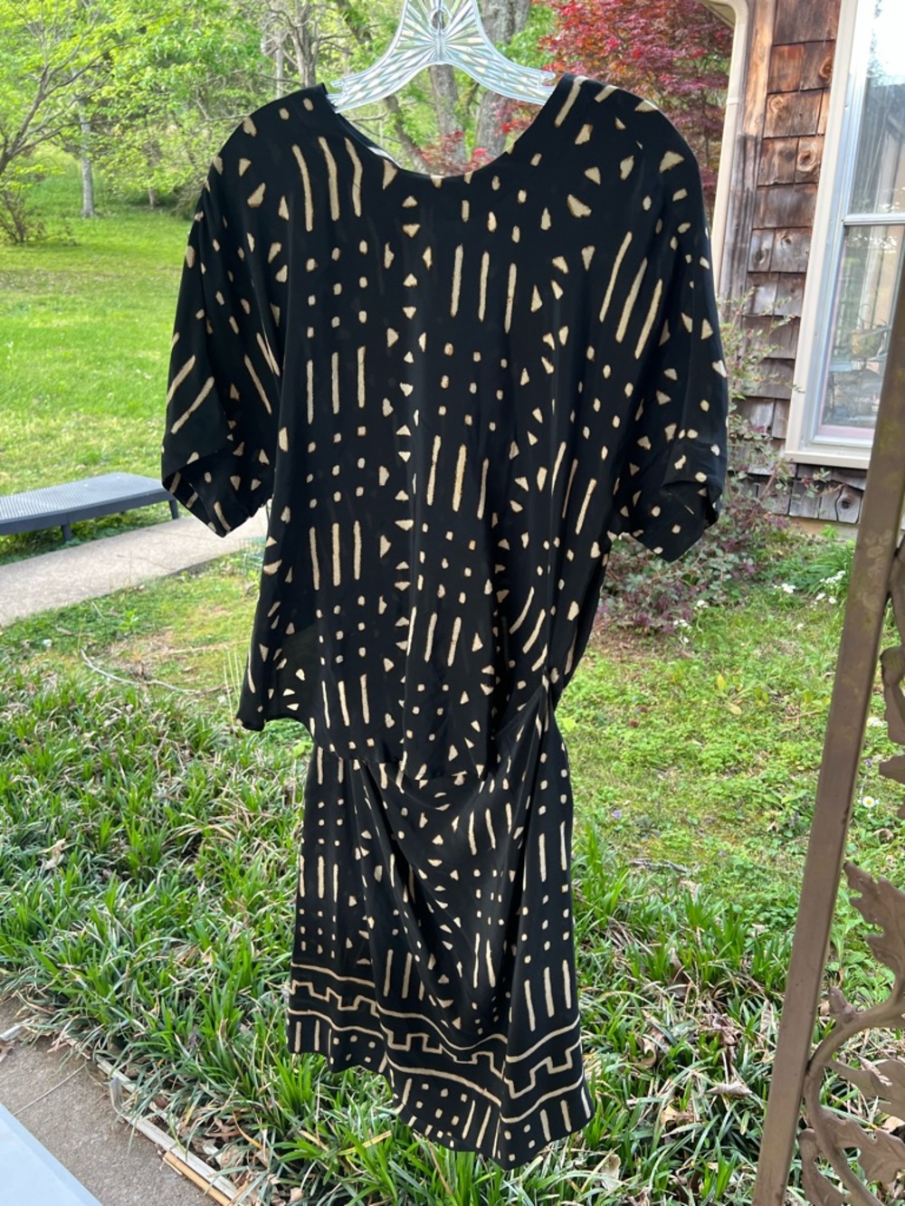 Ellen Tracy Silk Drape Dress